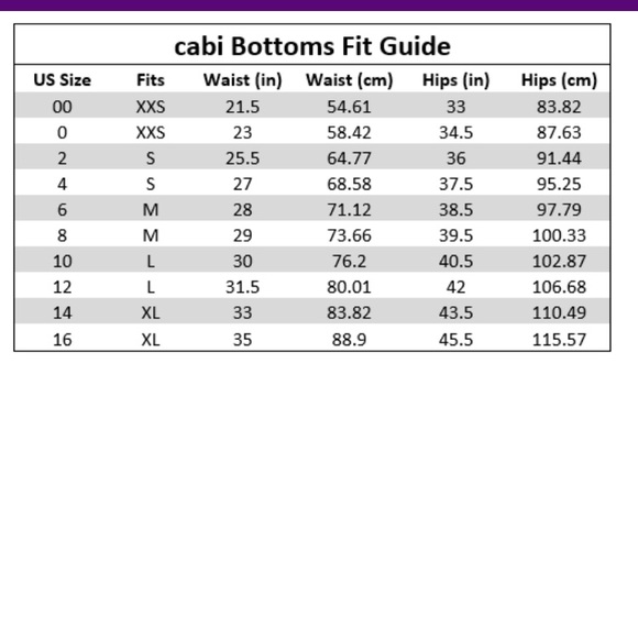 Cabi Curvy Trouser Blue Straight Leg  Size 8 - Picture 8 of 8